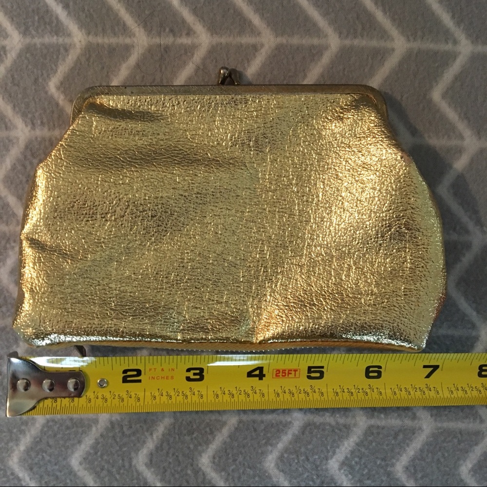 Vintage gold clutch